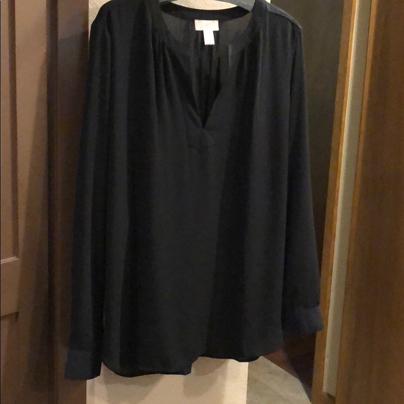 Loft BlackBlouse L - Picture 1 of 5